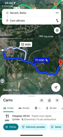 Terreno de 2 hectares com rio e estrutura elétrica em Nazaré – 5